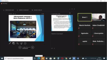 Konferencja zamknięcia projektu on-line na Białorusi