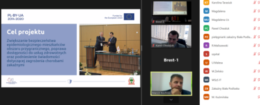 Konferencja zamkniecia projektu on-line na Białorusi