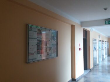 lakaty promujące badania w Szpitalu w Białej Podlaskiej