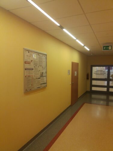 Plakaty promujące badania w Szpitalu w Białej Podlaskiej